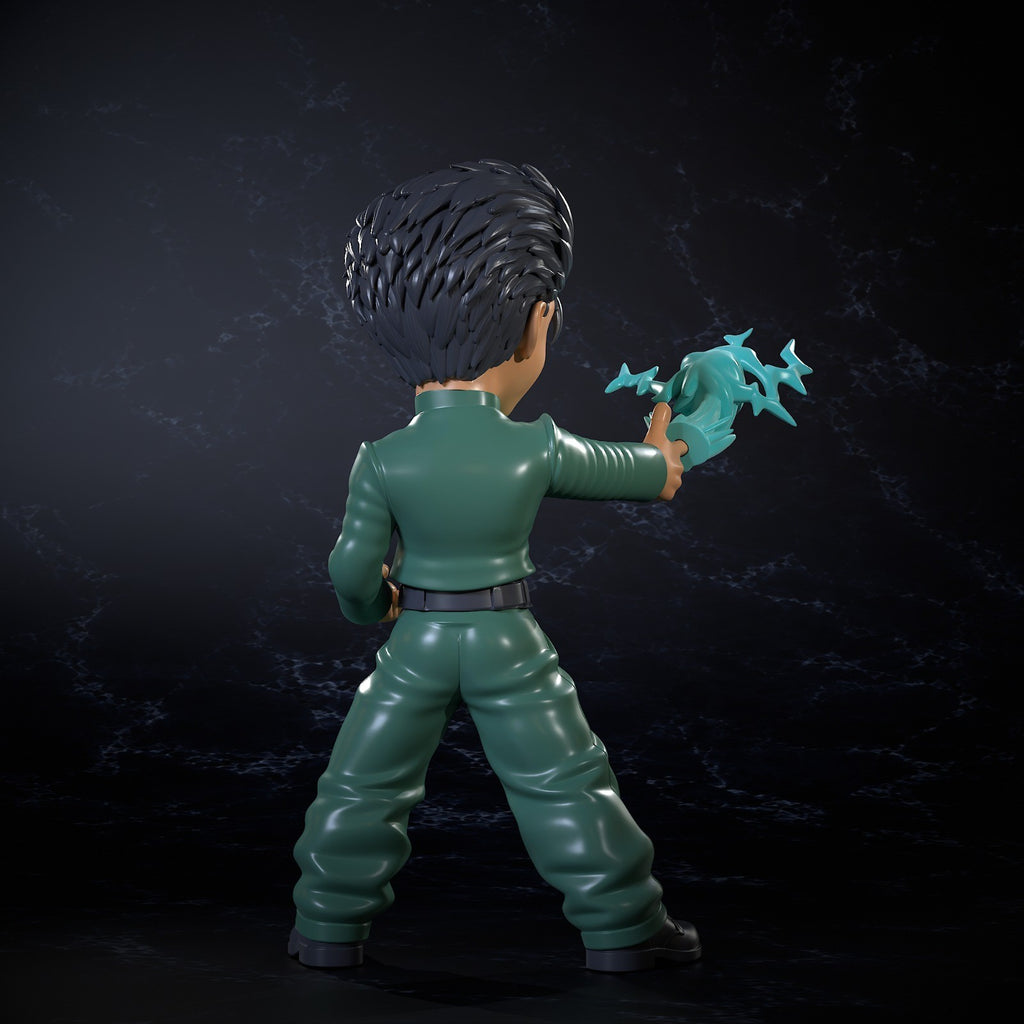Yusuke Urameshi Yu Yu Hakusho Fan Art Figure Full Colour 3D Printed Statue