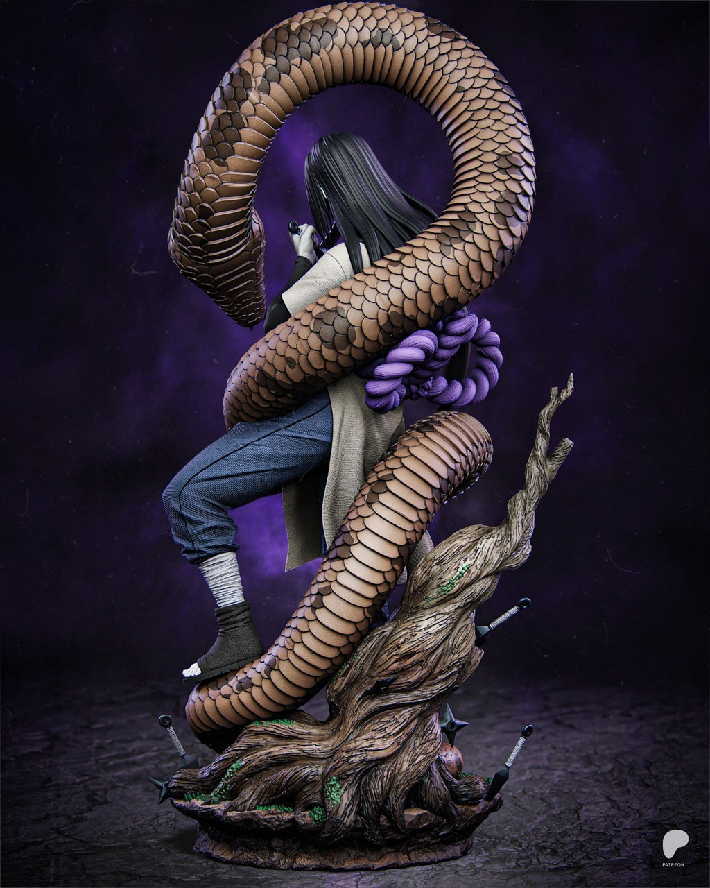 Orochimaru (Naruto) 3D Printed Garage Kit Figure