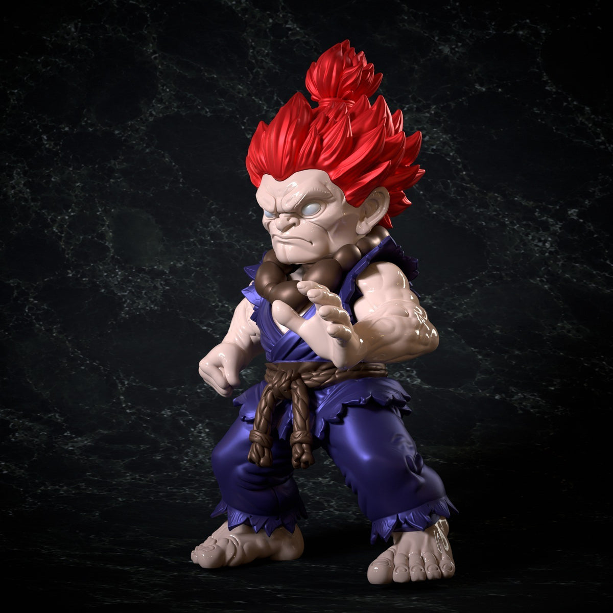 Akuma Street Fighter Fan Art Figure Full Colour 3D Printed Statue