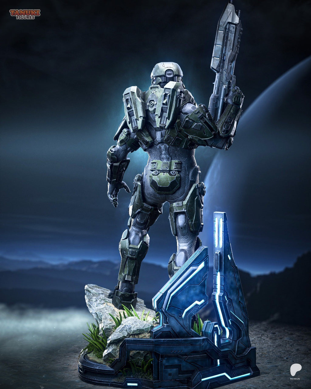 Master Chief (Halo) 3D Printed Garage Kit Figure