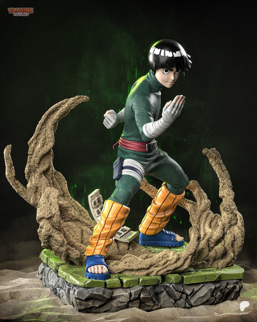Rock Lee (Naruto) 3D Printed Garage Kit Figure