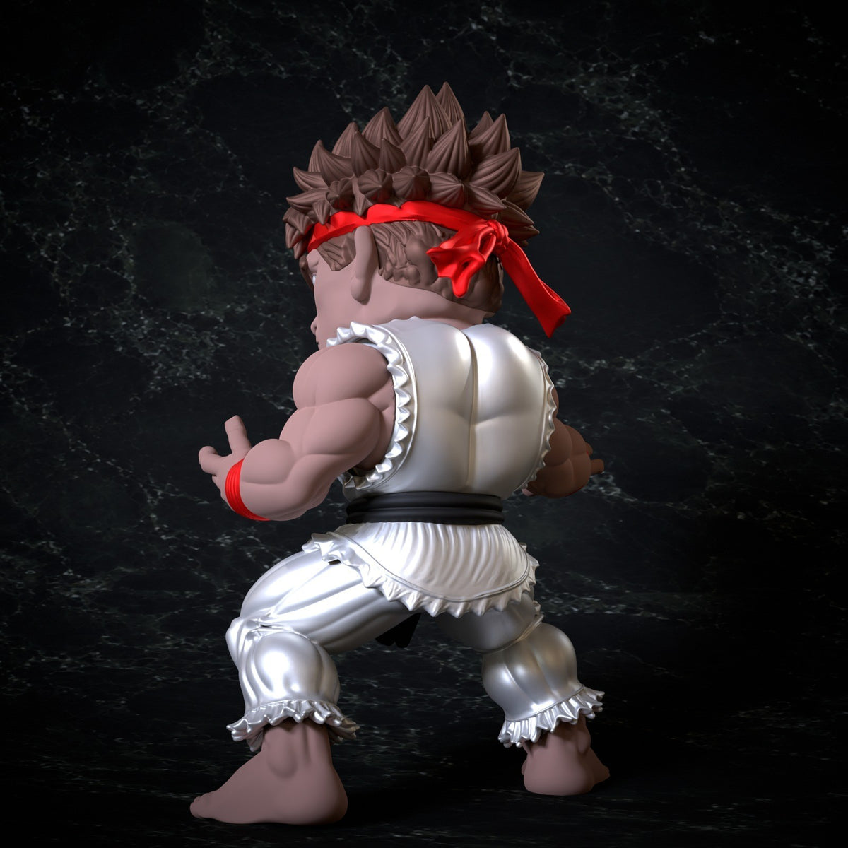 Ryu Classic Street Fighter Fan Art Figure Full Colour 3D Printed Statue