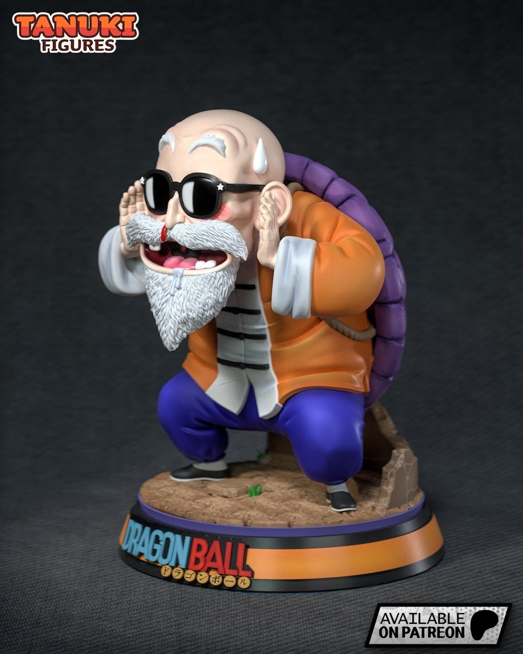 Master Roshi (Dragon Ball) 3D Printed Garage Kit Figure