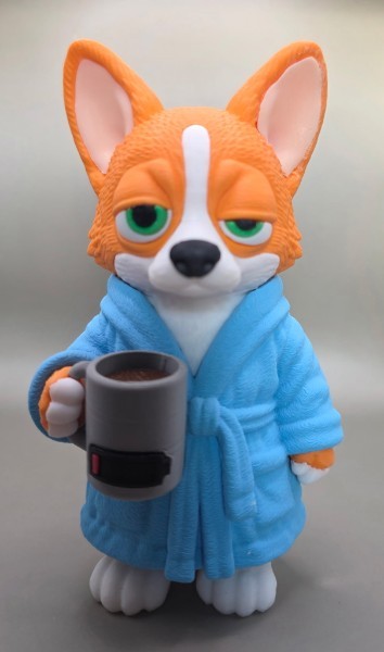 Tired Corgi Figure