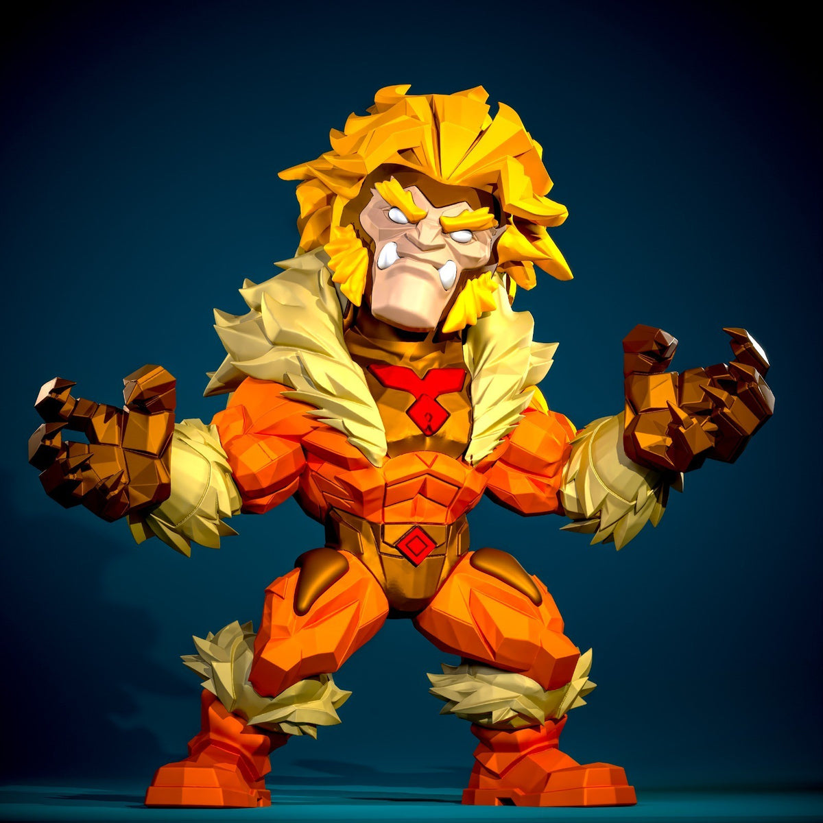 Sabretooth Marvel Fan Art Figure Full Colour 3D Printed Statue