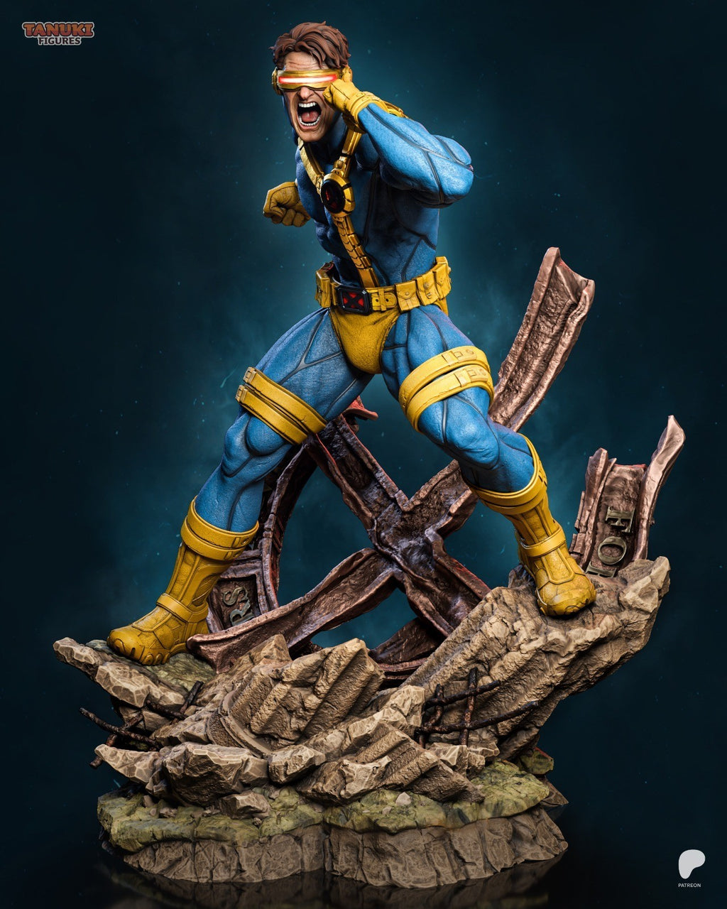 Cyclops (X-Men) 3D Printed Garage Kit Figure