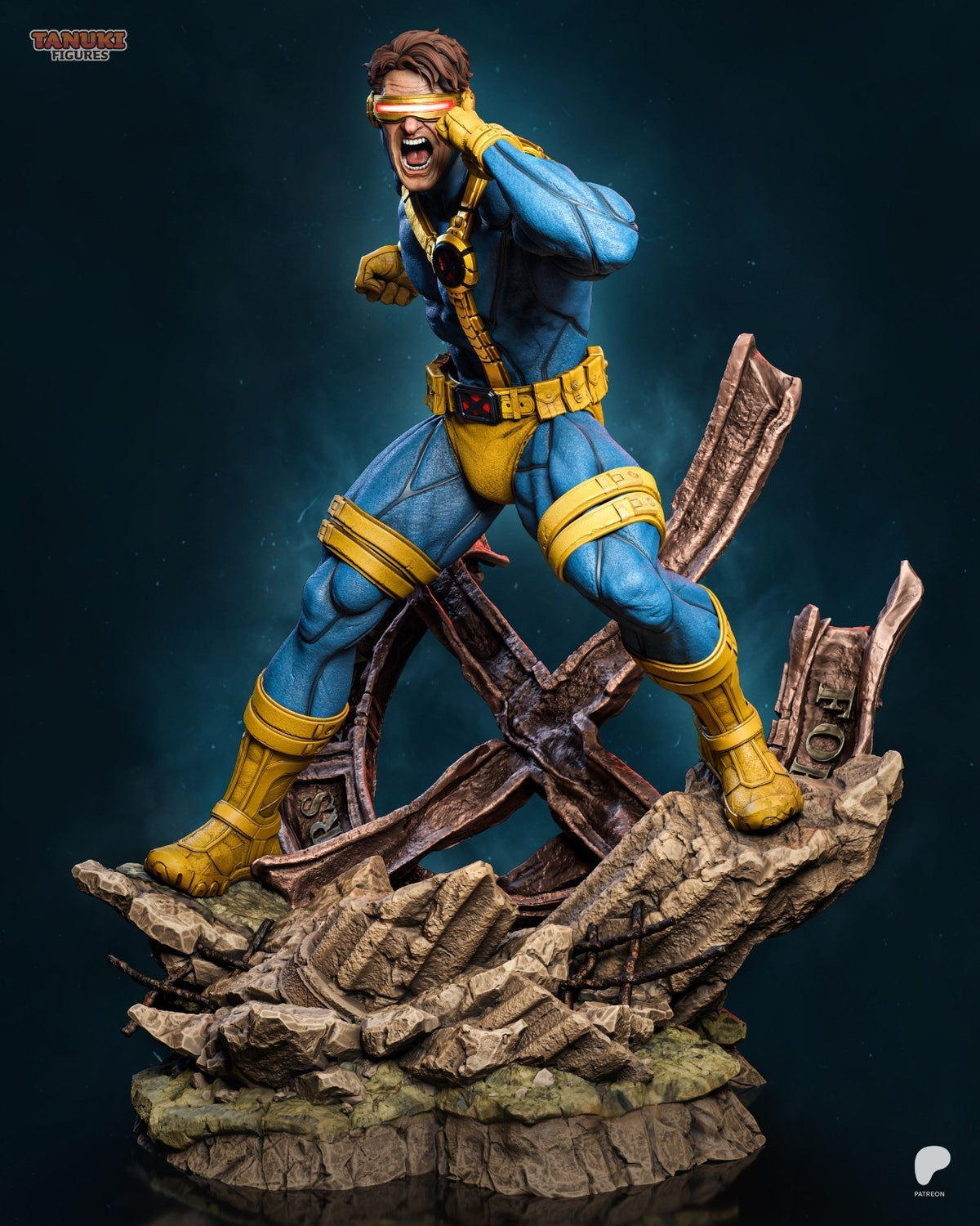 Cyclops (X-Men) 3D Printed Garage Kit Figure