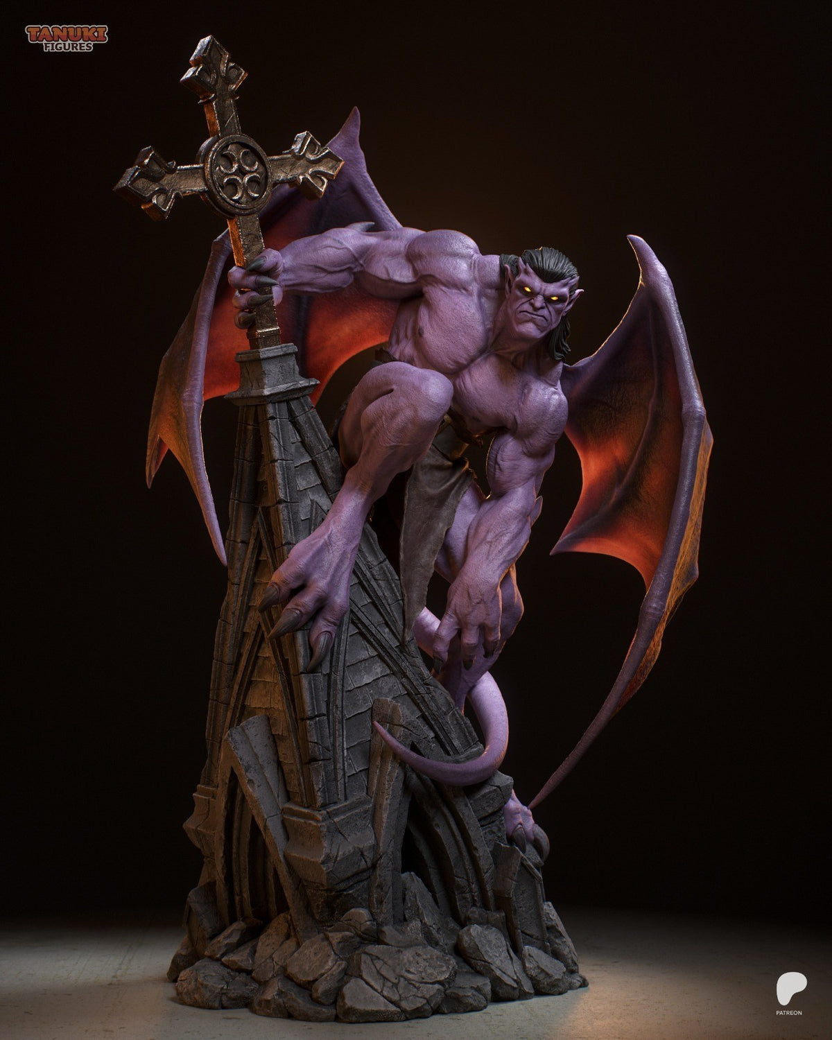 Goliath (Gargoyles) 3D Printed Garage Kit Figure