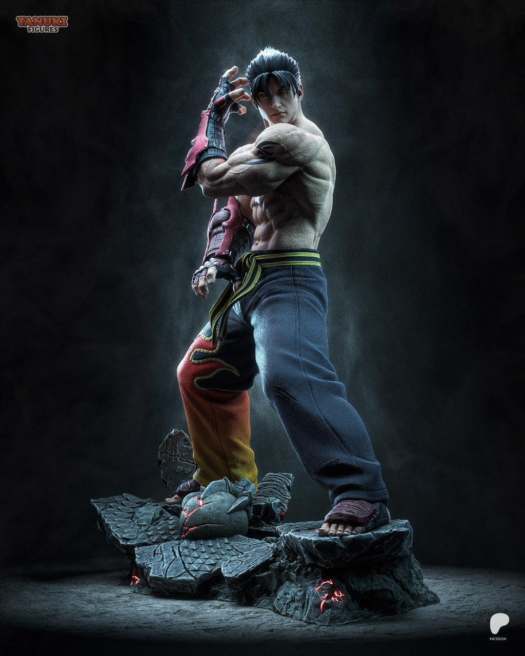 Jin Kazama (Tekken) 3D Printed Garage Kit Figure