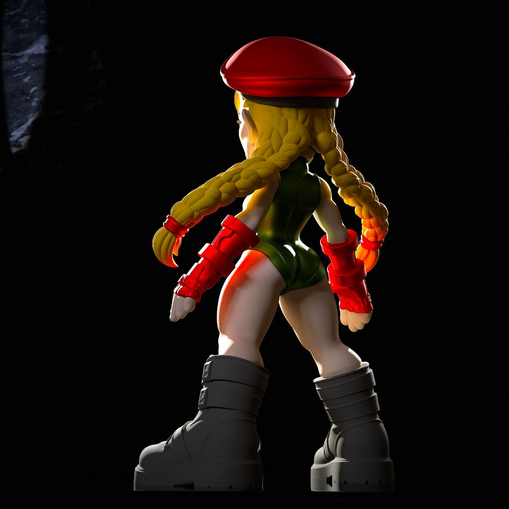 Cammy Classic Street Fighter Fan Art Figure Full Colour 3D Printed Statue