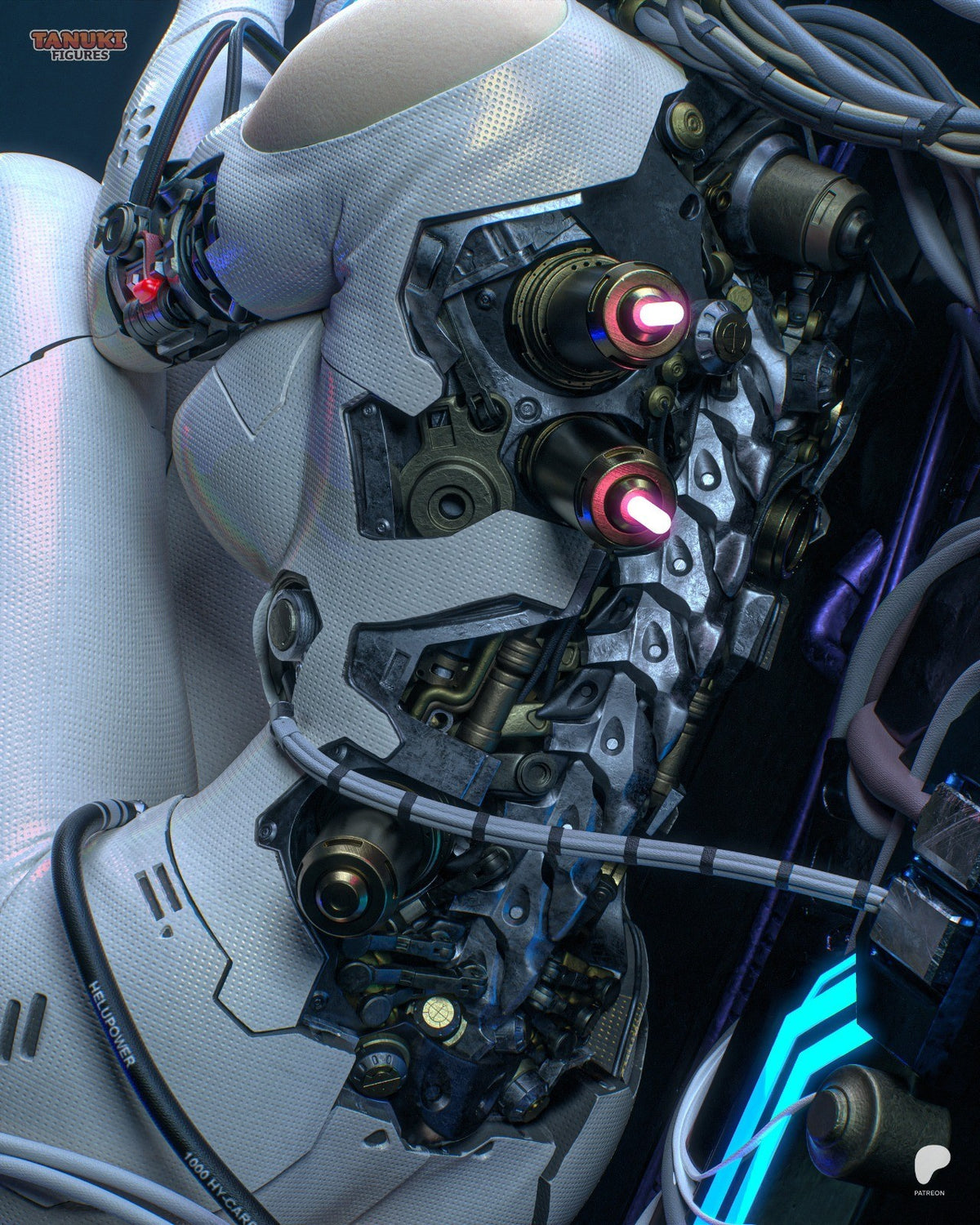 Motoko (Ghost in the Shell) 3D Printed Garage Kit Figure
