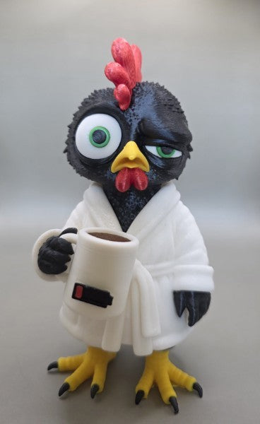Tired Rooster Figure