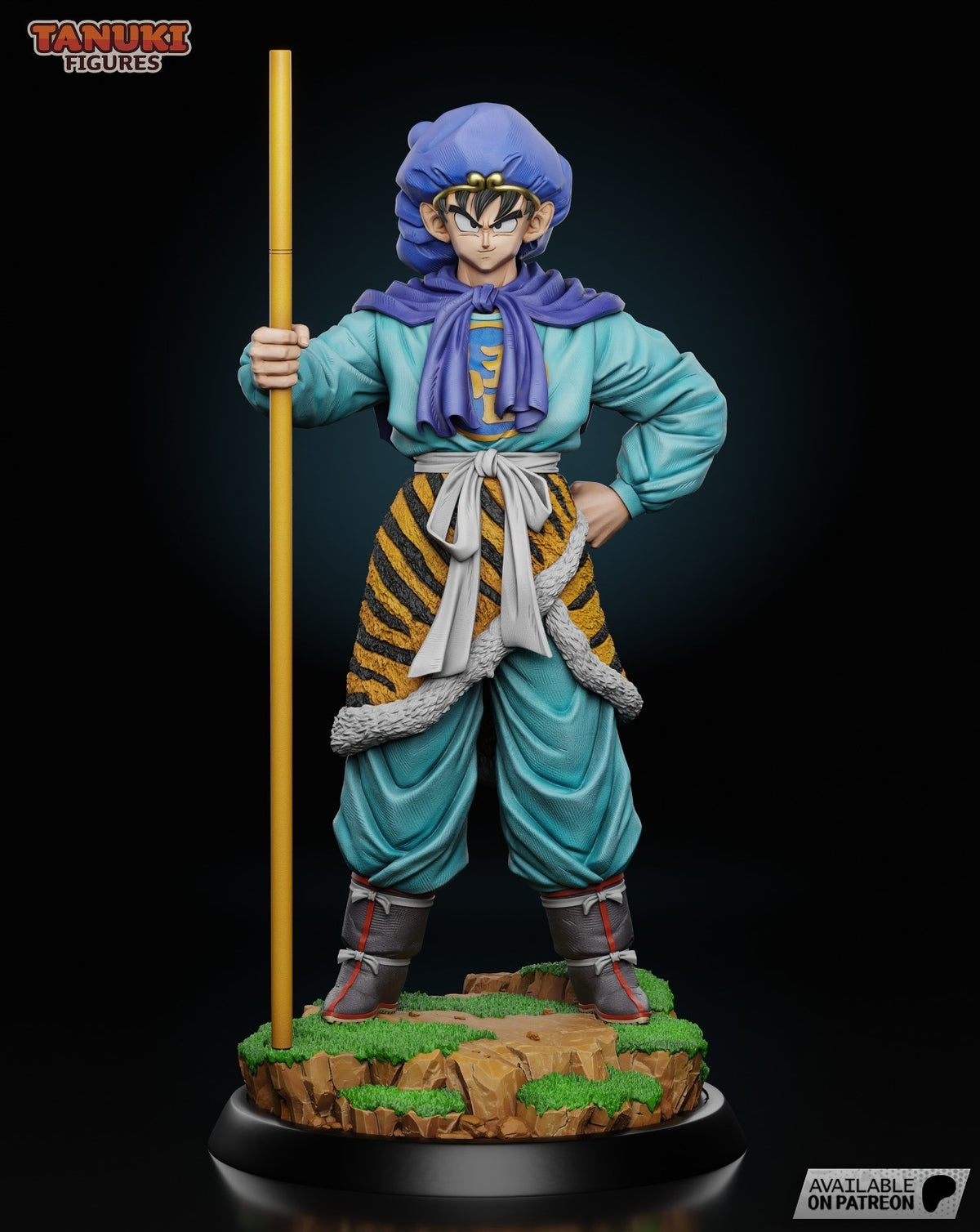 Goku Saiyuki (Dragon Ball) 3D Printed Garage Kit Figure