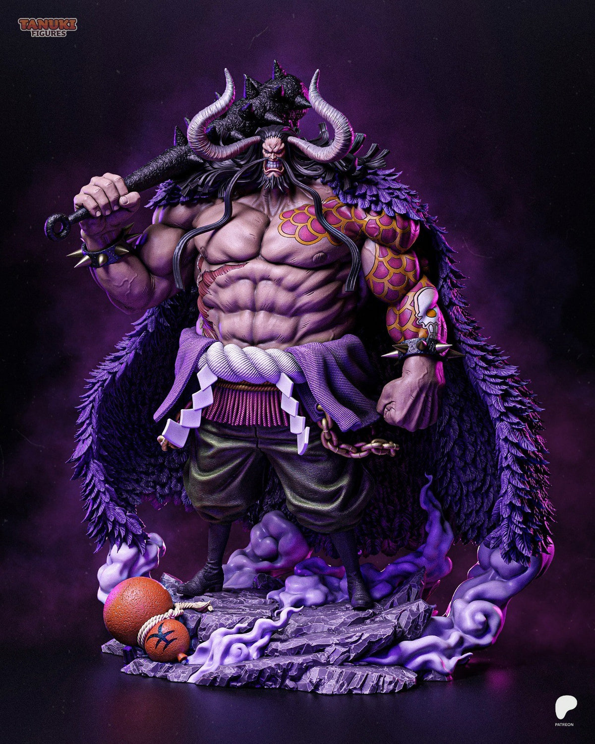 Kaido (One Piece) 3D Printed Garage Kit Figure