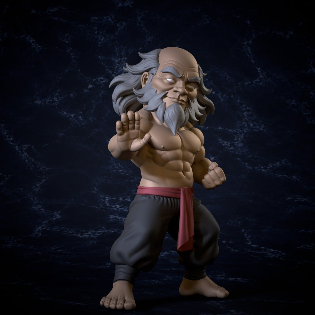 Uncle Iroh Avatar Last Airbender Fan Art Figure Full Colour 3D Printed Statue