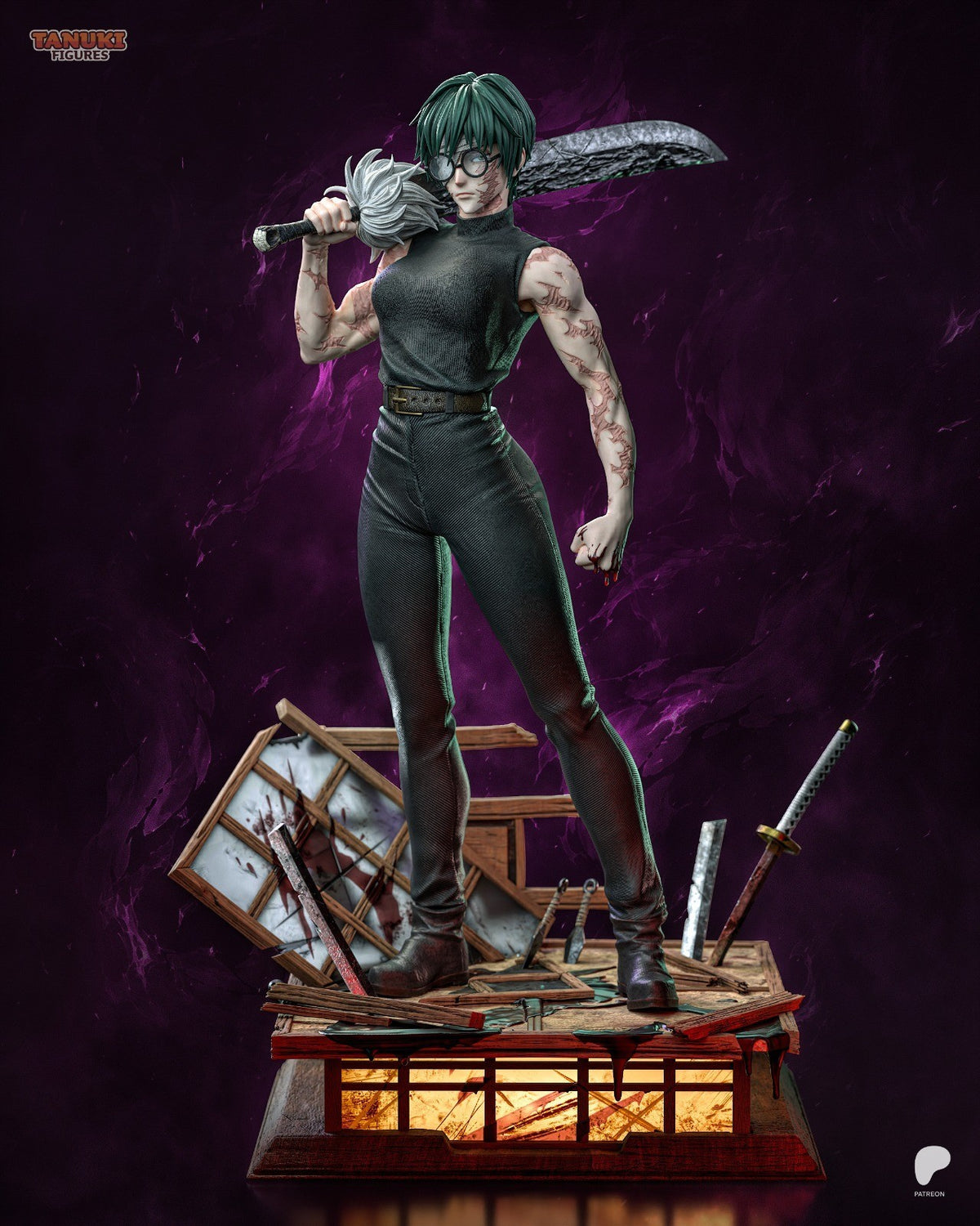Maki (Jujutsu Kaisen) 3D Printed Garage Kit Figure