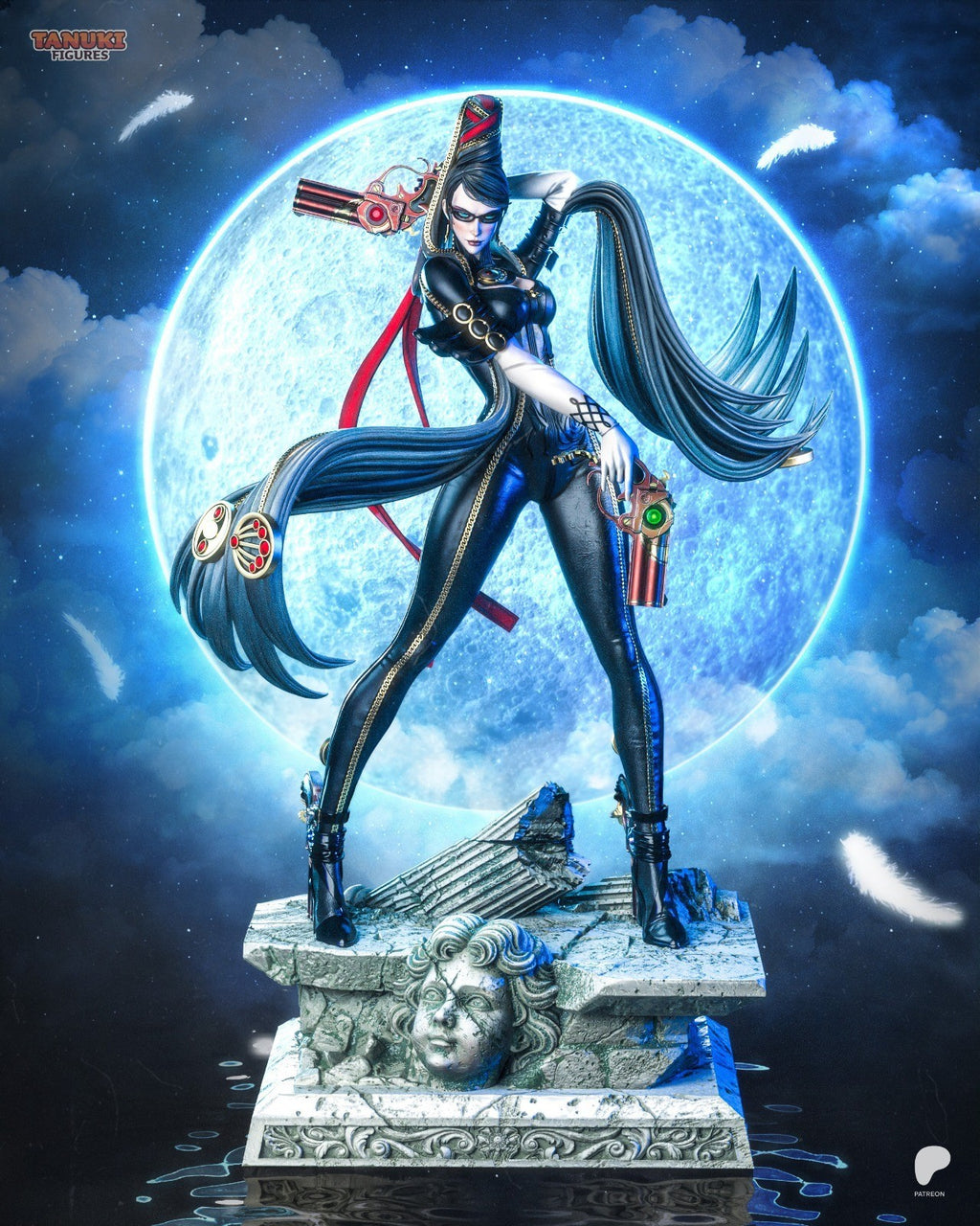 Bayonetta 3D Printed Garage Kit Figure
