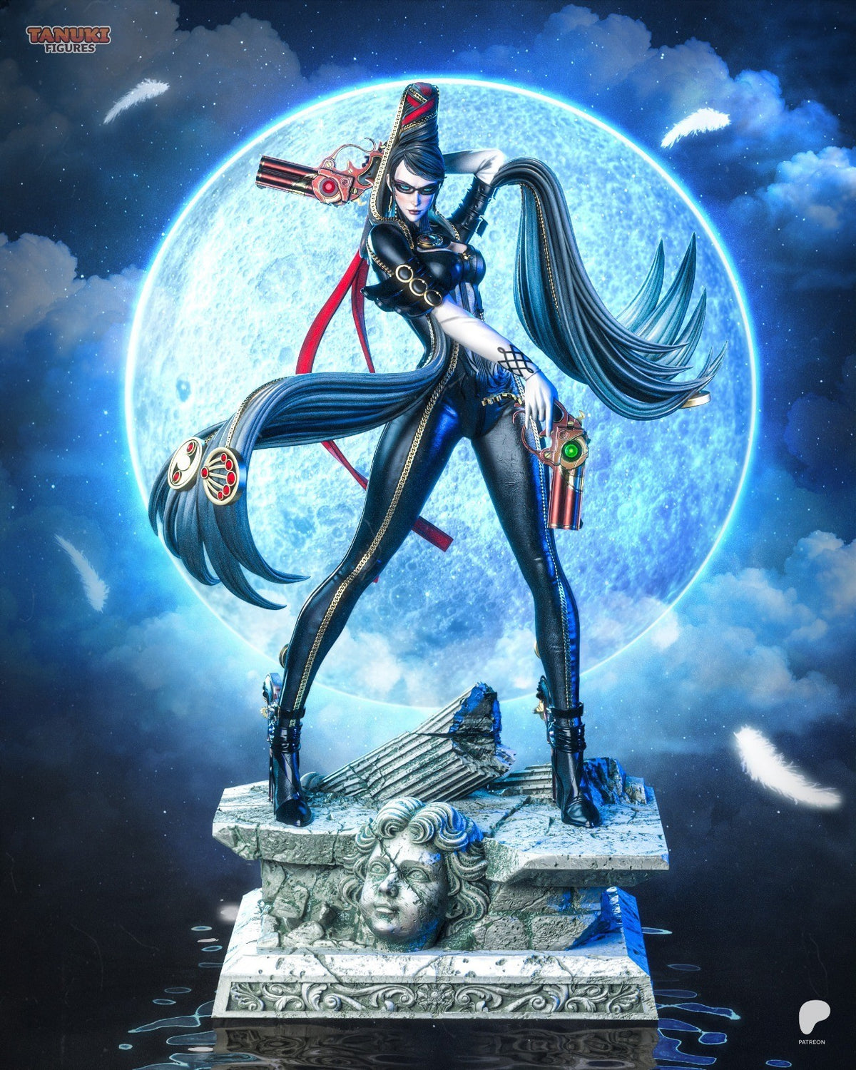 Bayonetta 3D Printed Garage Kit Figure