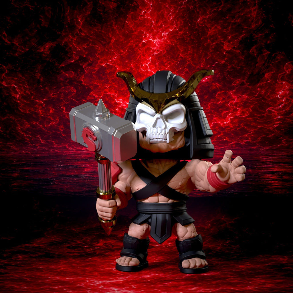 Shao Kahn Mortal Kombat Fan Art Figure Full Colour 3D Printed Statue