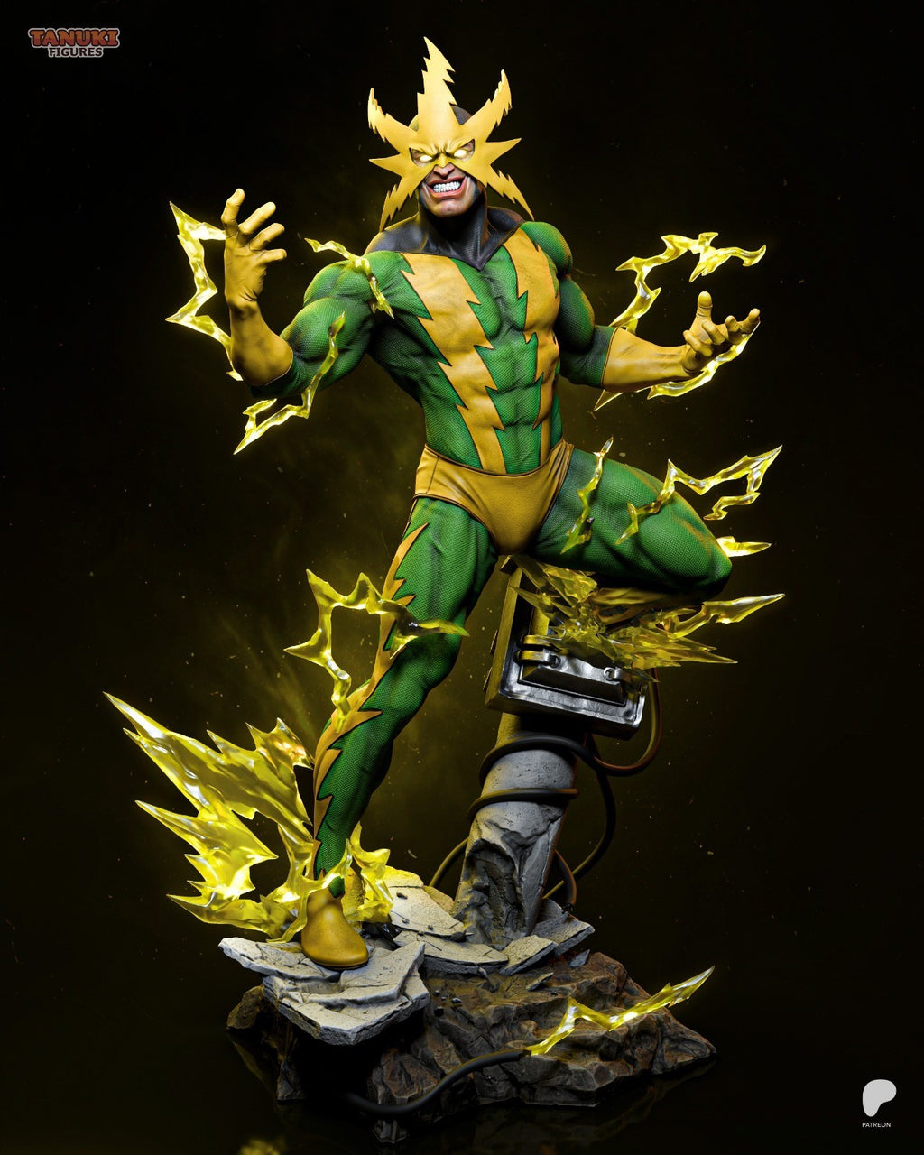 Electro (Spider-Man) 3D Printed Garage Kit Figure