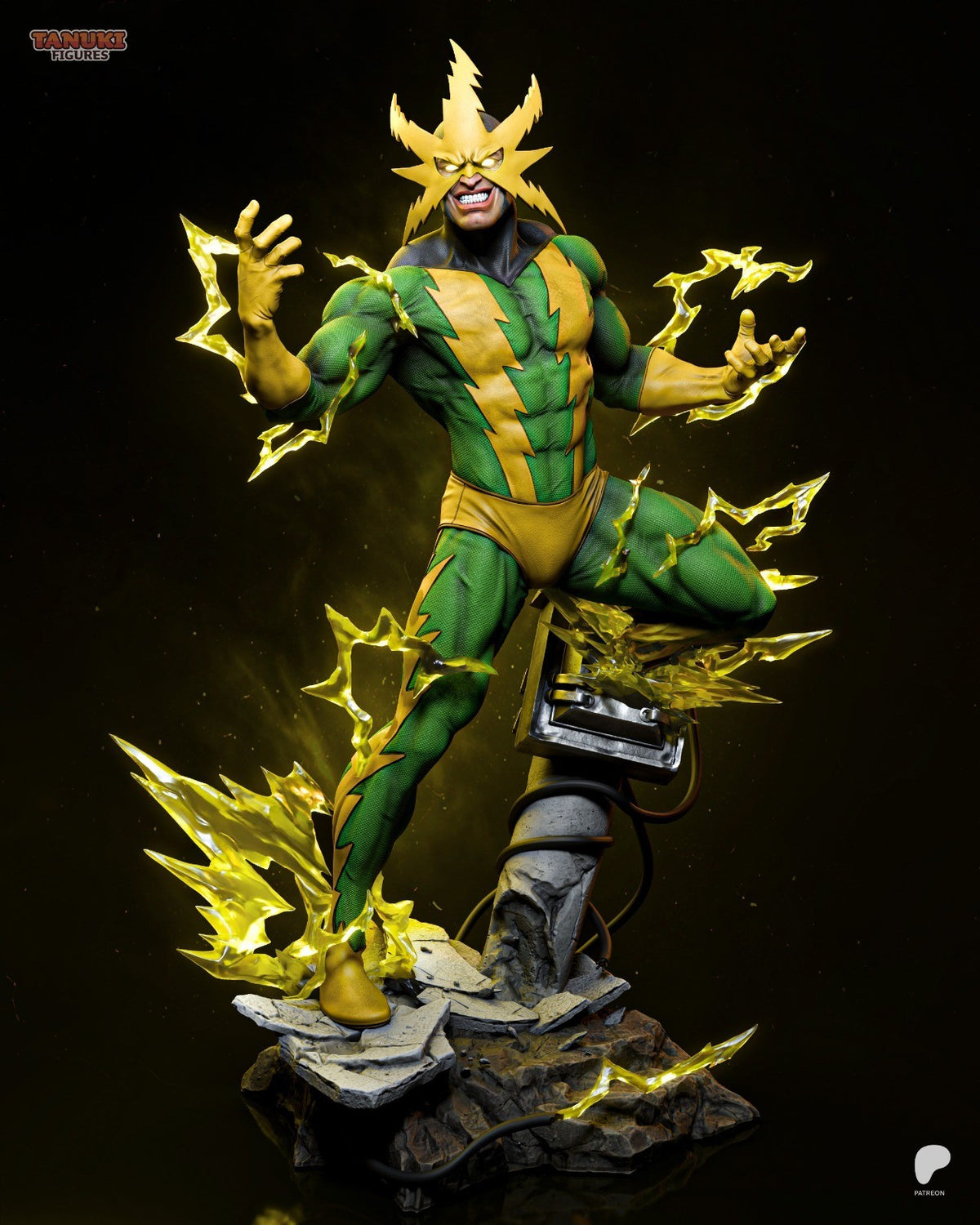 Electro (Spider-Man) 3D Printed Garage Kit Figure