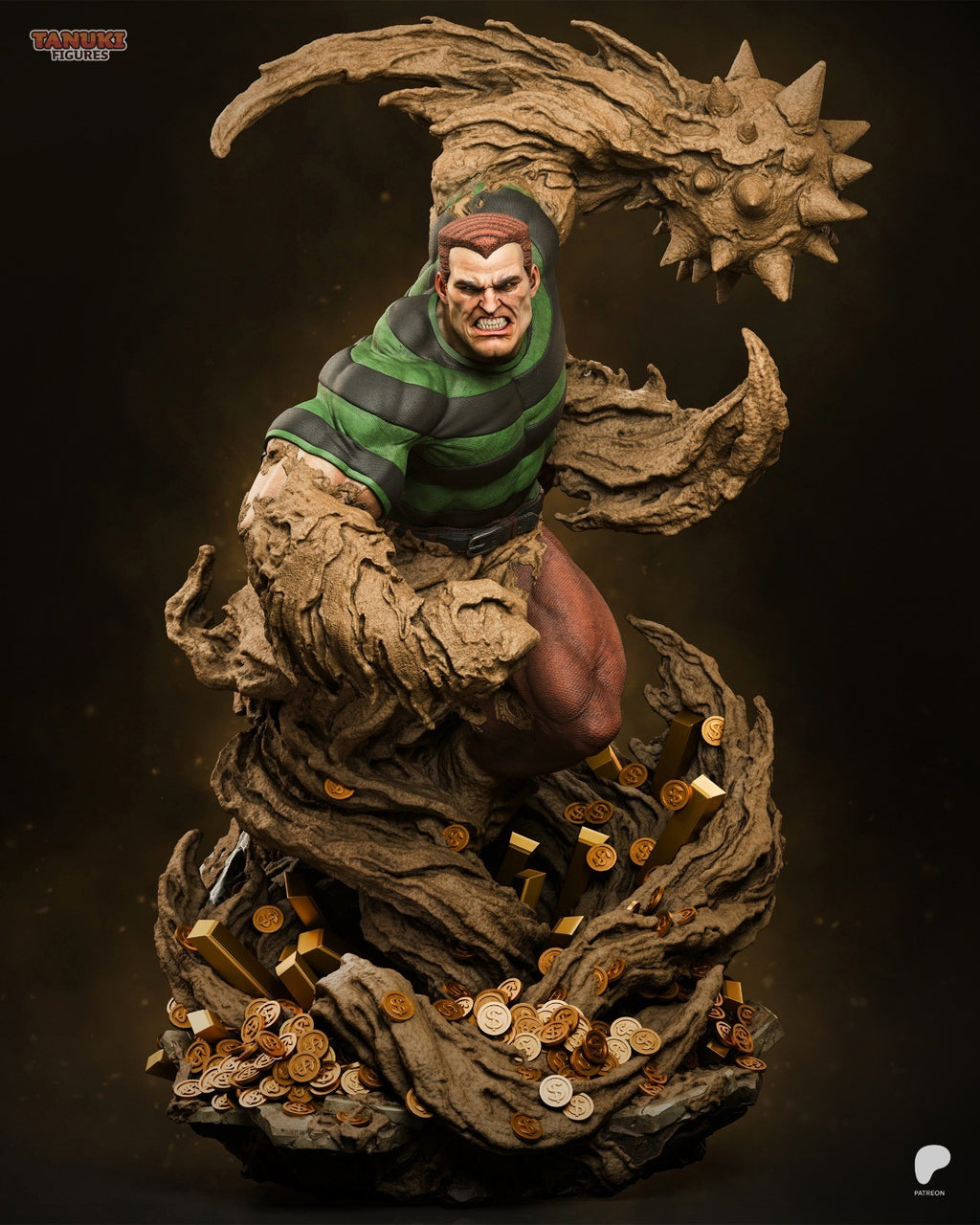 Sandman (Spider-Man) 3D Printed Garage Kit Figure