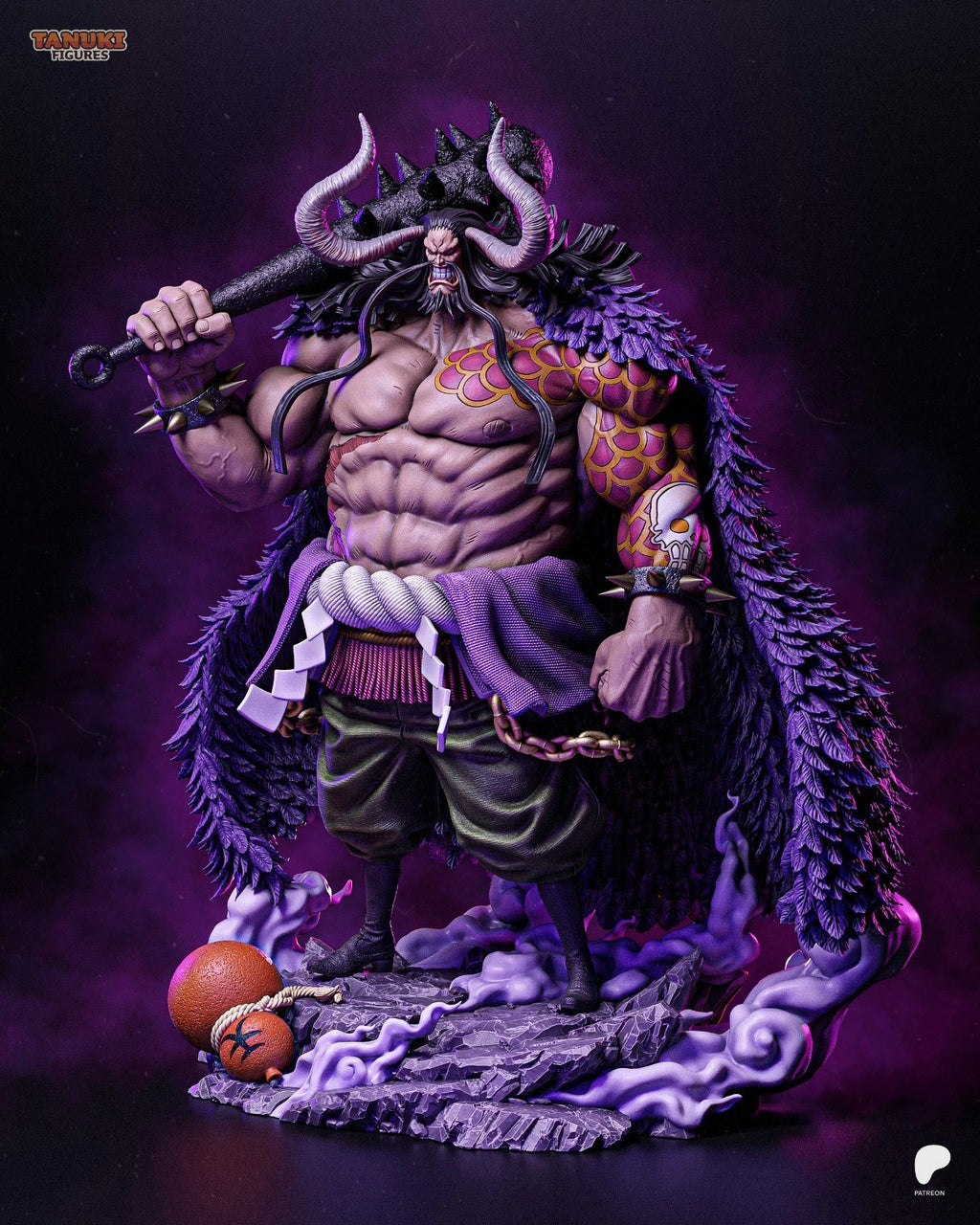 Kaido (One Piece) 3D Printed Garage Kit Figure