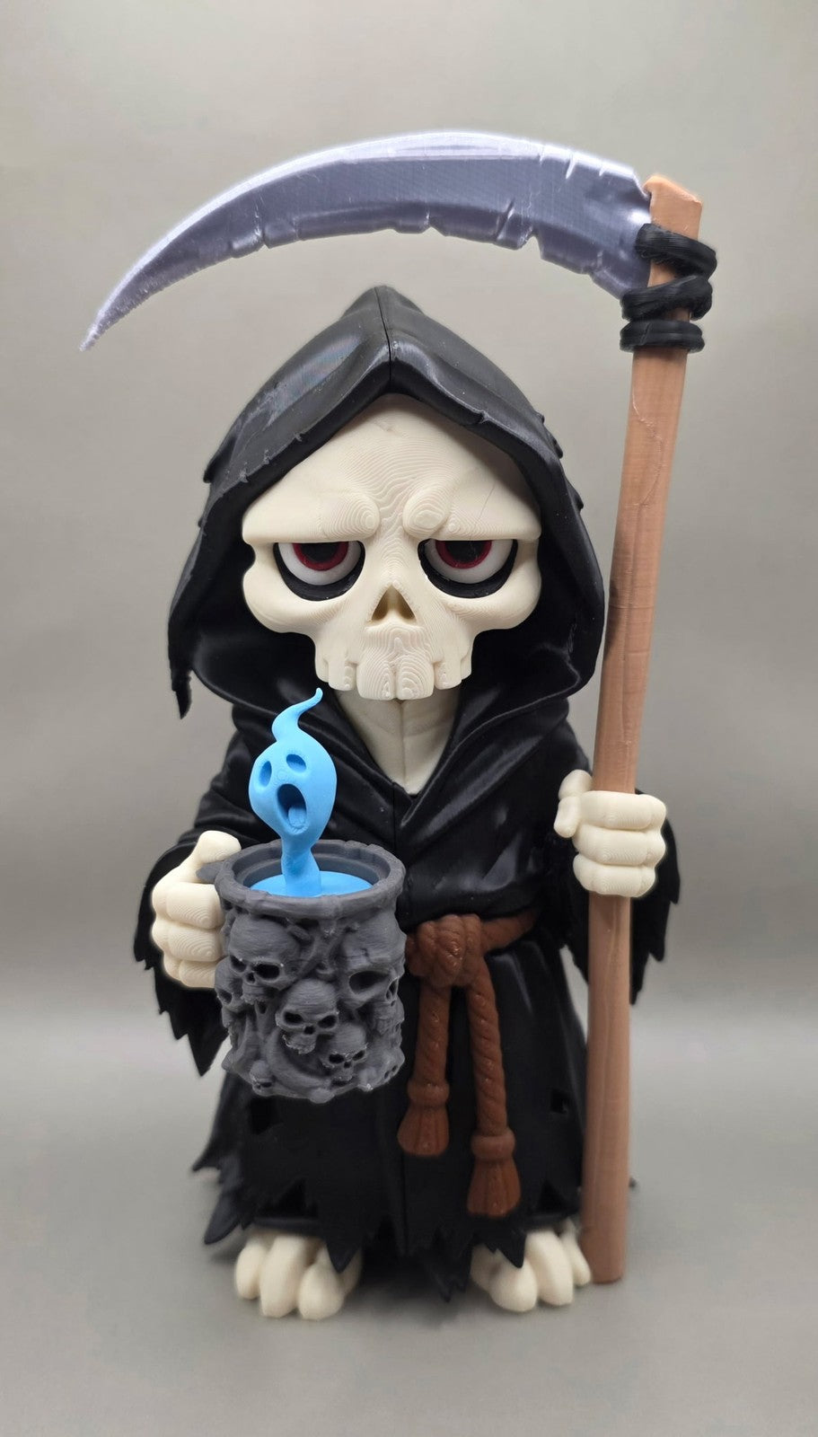 Tired Halloween Grim Reaper Figure