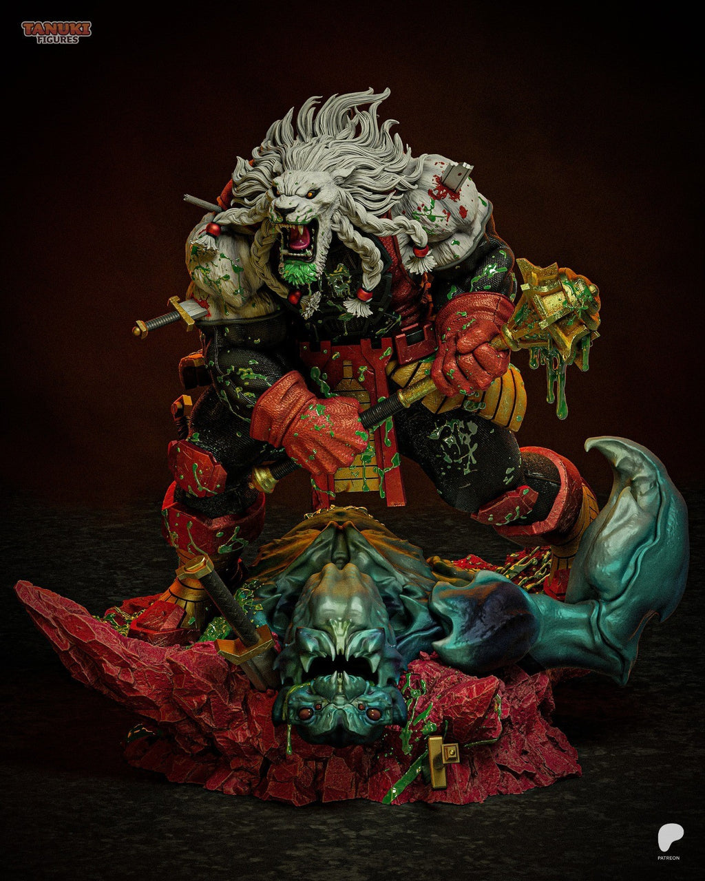 Battle Beast (Invincible) 3D Printed Garage Kit Figure