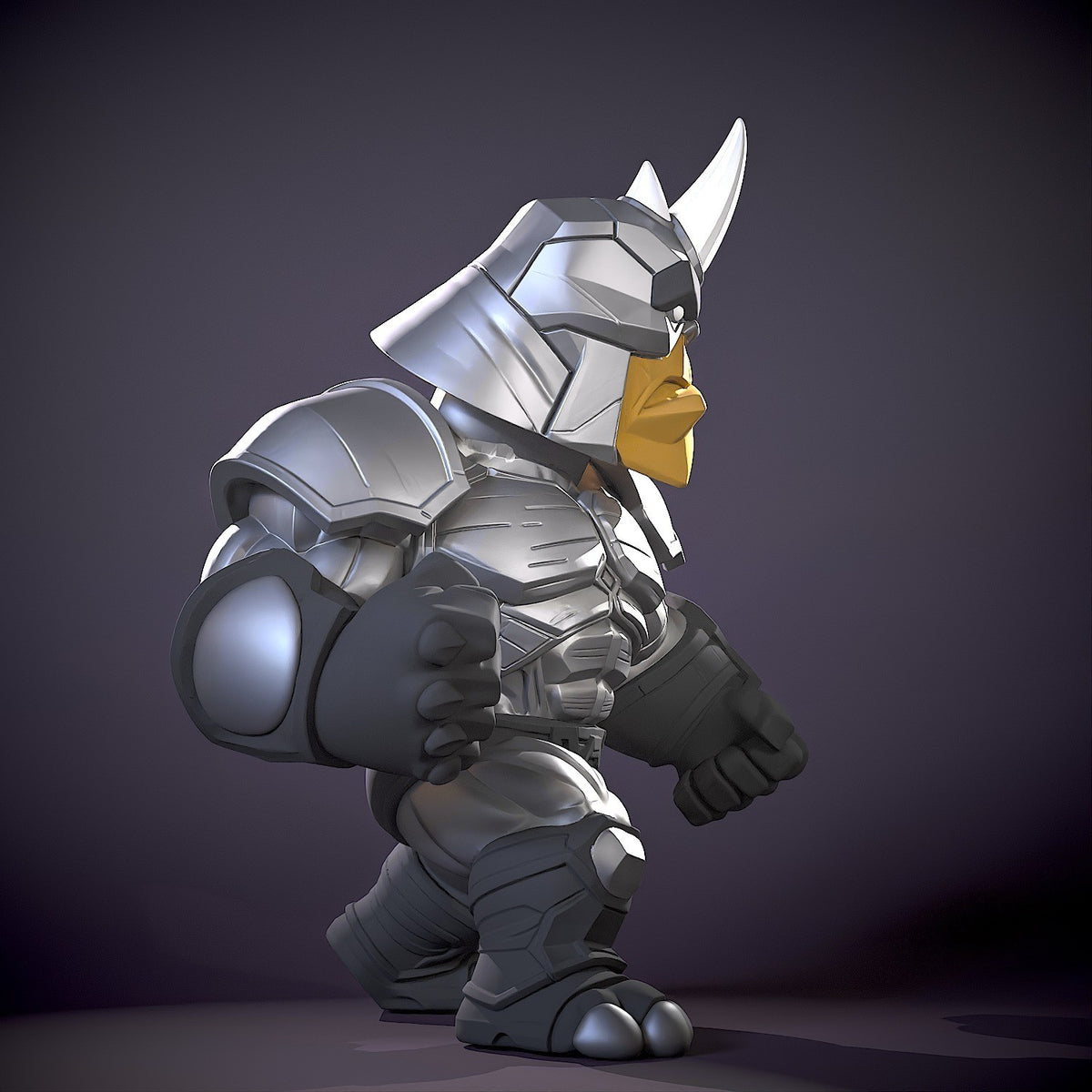 Rhino Marvel Fan Art Figure Full Colour 3D Printed Statue