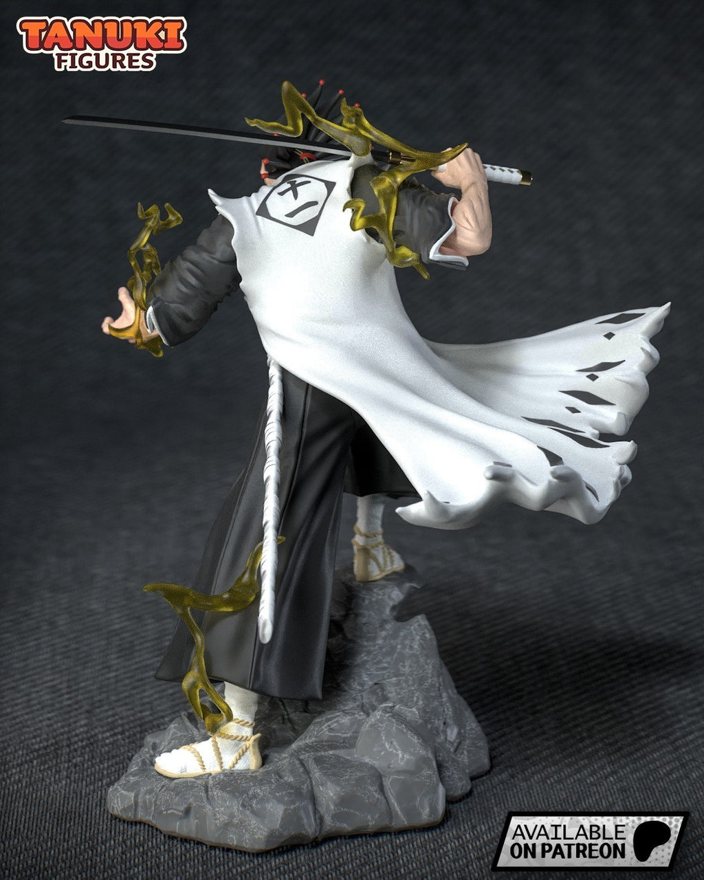 Zaraki Kenpachi (Bleach) 3D Printed Garage Kit Figure