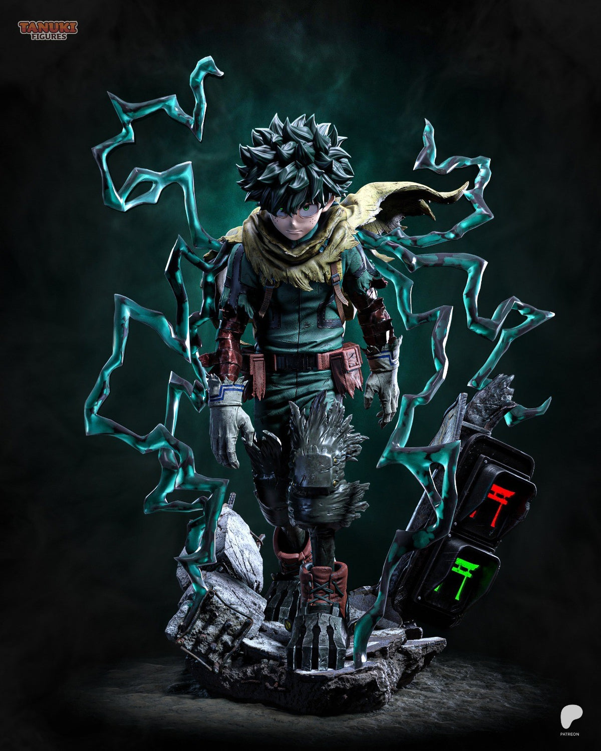 Deku (My Hero Academia) 3D Printed Garage Kit Figure
