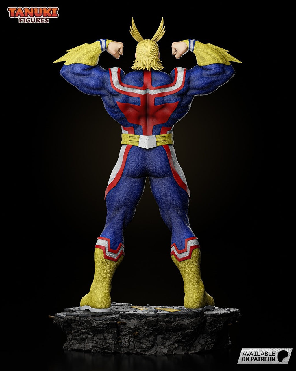 All Might (My Hero Academia) 3D Printed Garage Kit Figure