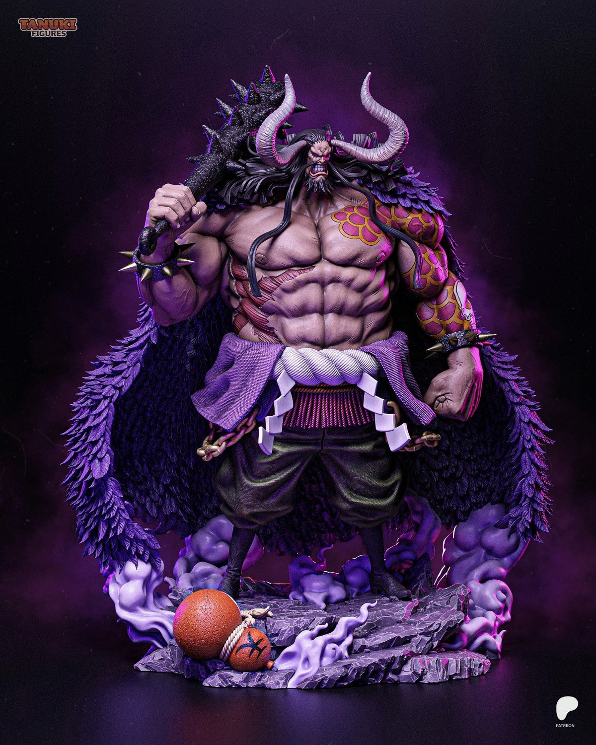 Kaido (One Piece) 3D Printed Garage Kit Figure