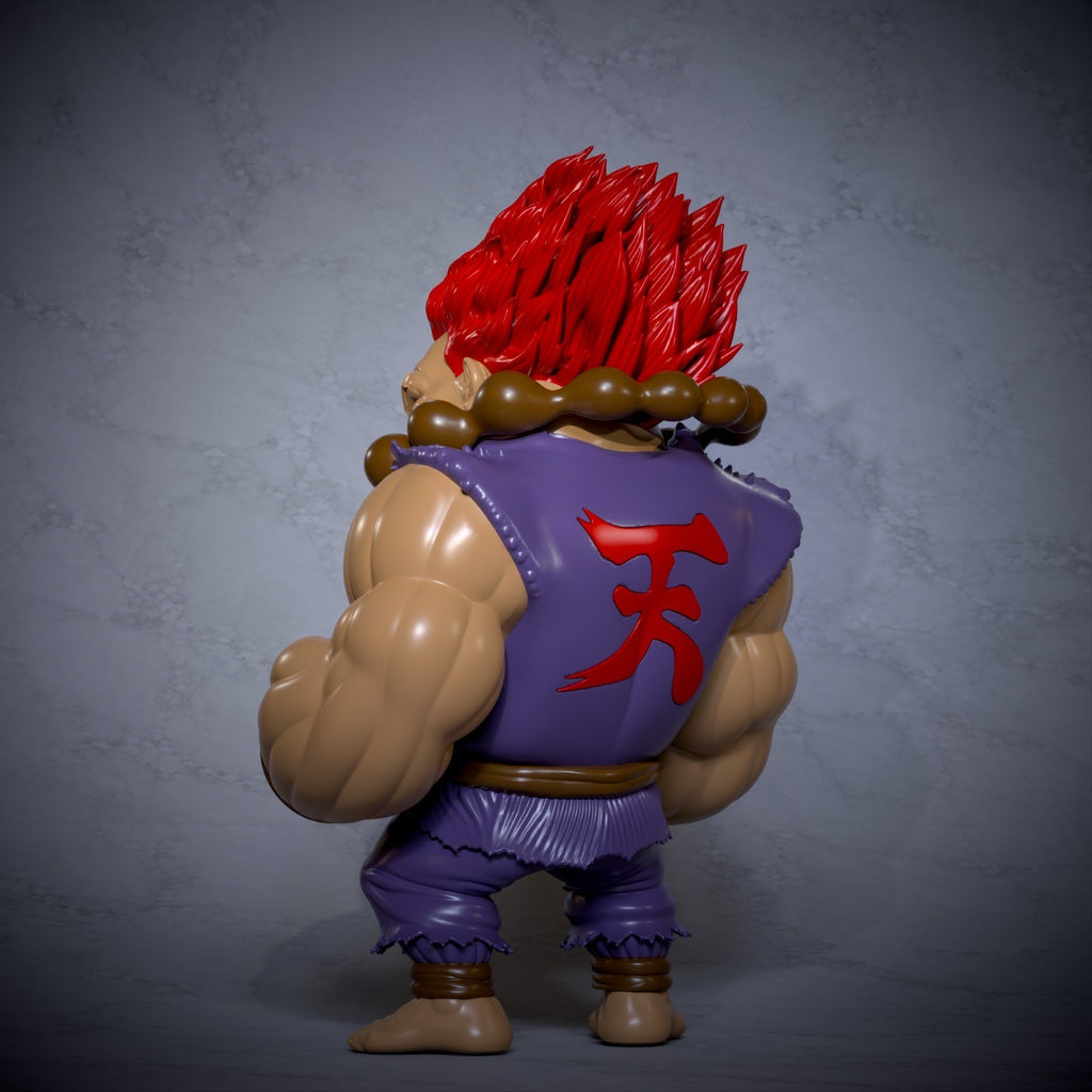 Akuma XL Street Fighter Fan Art Figure Full Colour 3D Printed Statue