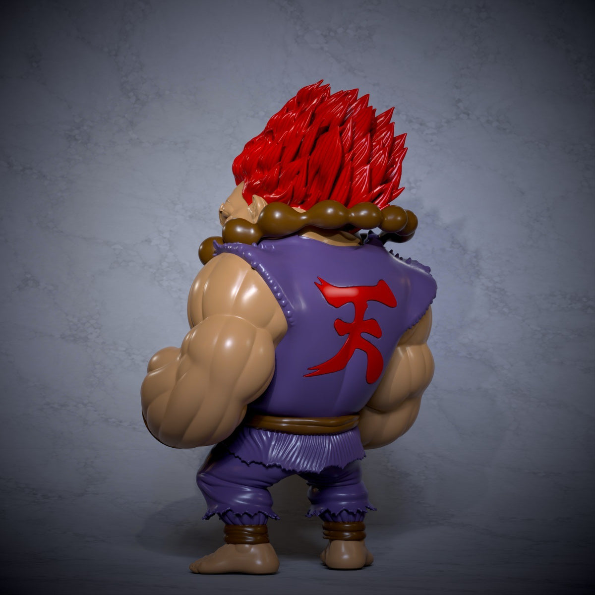 Akuma XL Street Fighter Fan Art Figure Full Colour 3D Printed Statue