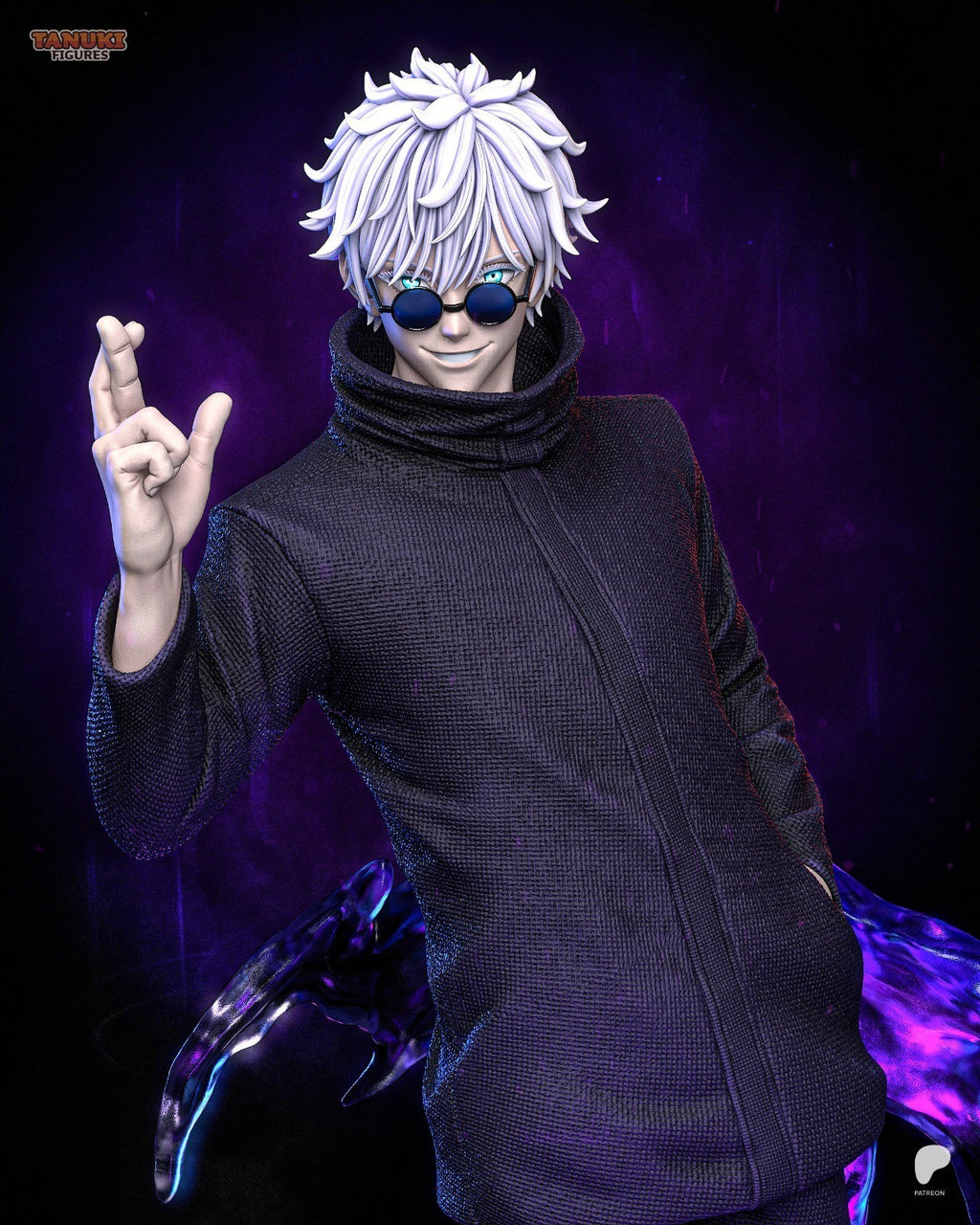 Satoru Gojo (Jujutsu Kaisen) 3D Printed Garage Kit Figure
