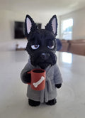 Tired Scottish Terrier Figure