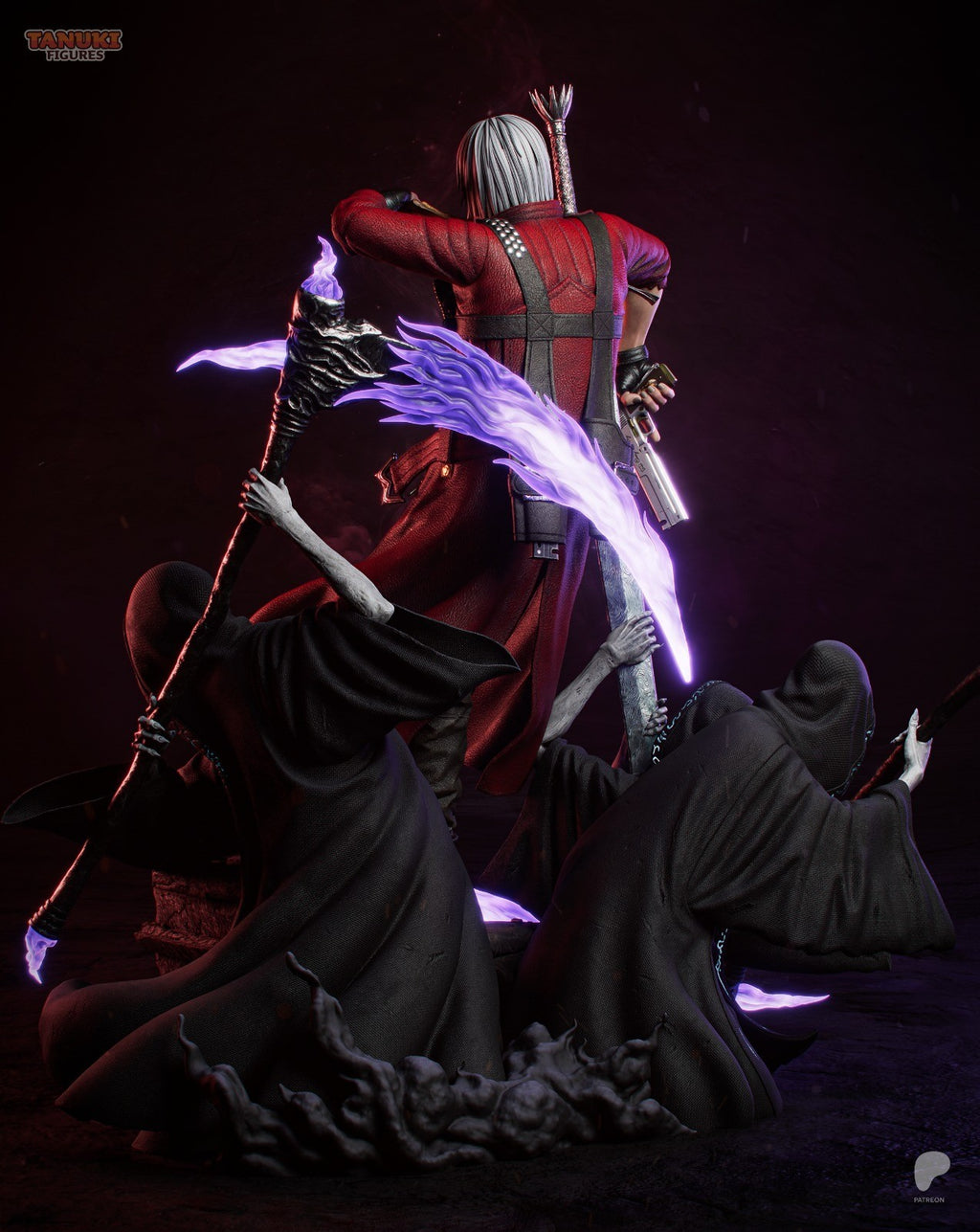 Dante (Devil May Cry 3) 3D Printed Garage Kit Figure