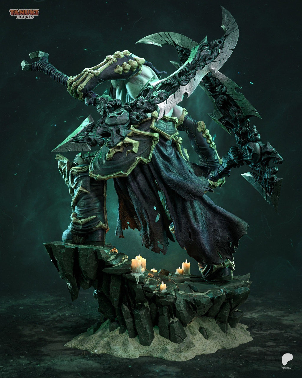Death (Darksiders II) 3D Printed Garage Kit Figure