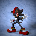 Shadow the Hedgehog Sonic Fan Art Figure Full Colour 3D Printed Statue