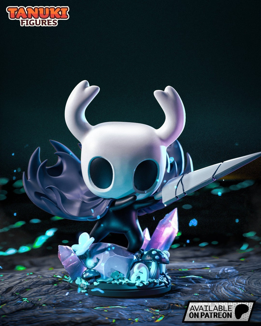 Hollow Knight V2 3D Printed Garage Kit Figure
