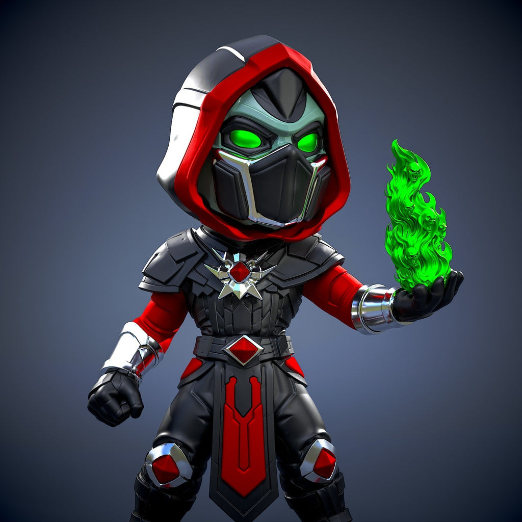 Ermac Mortal Kombat Fan Art Figure Full Colour 3D Printed Statue