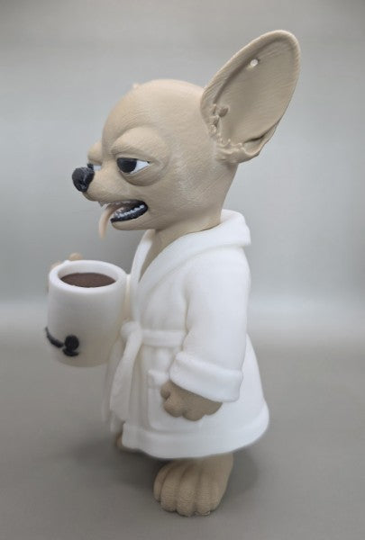 Tired Chihuahua Dog Figure