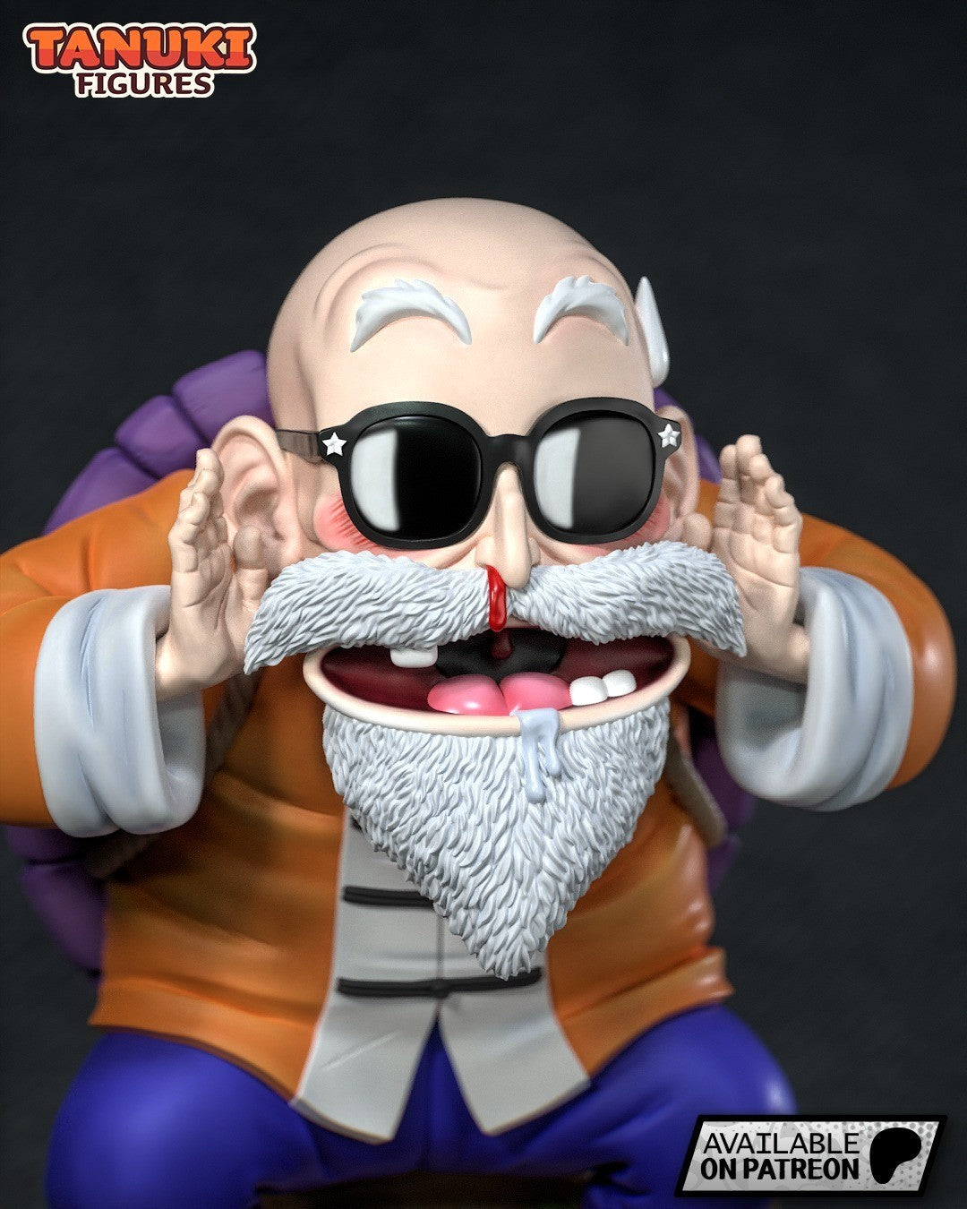 Master Roshi (Dragon Ball) 3D Printed Garage Kit Figure
