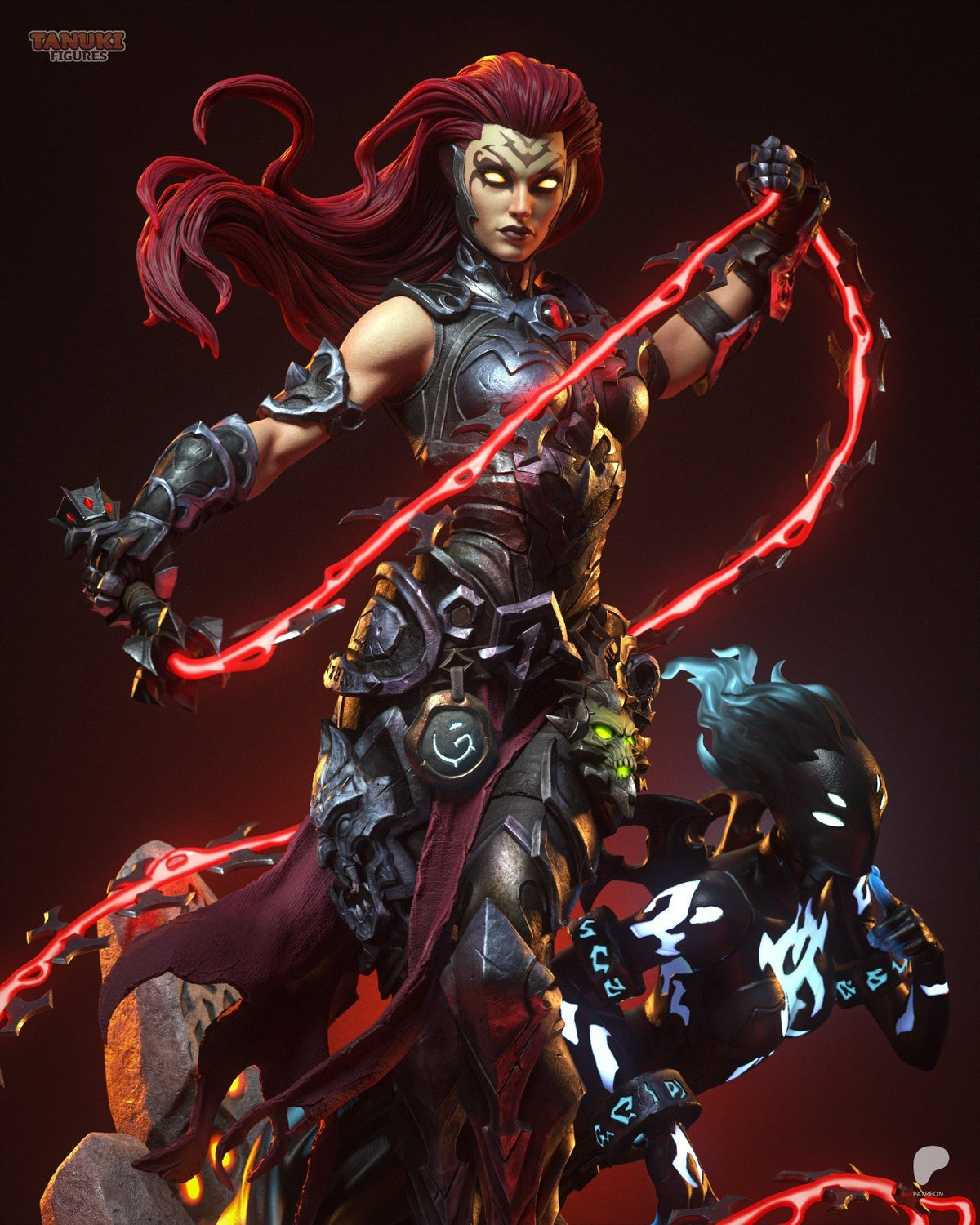 Fury (Darksiders) 3D Printed Garage Kit Figure