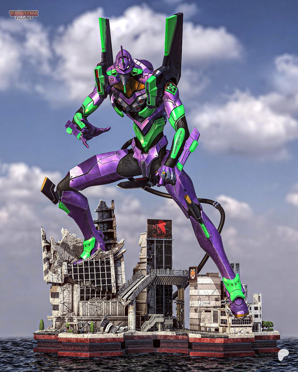 Eva 01 (Neon Genesis Evangelion) 3D Printed Garage Kit Figure