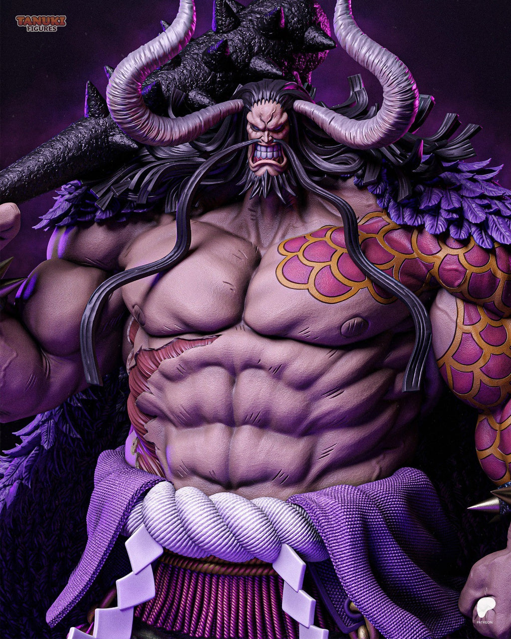 Kaido (One Piece) 3D Printed Garage Kit Figure