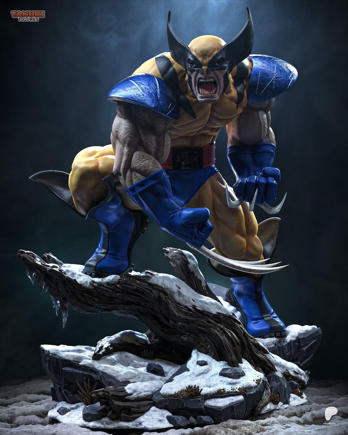 Wolverine (X-Men) 3D Printed Garage Kit Figure