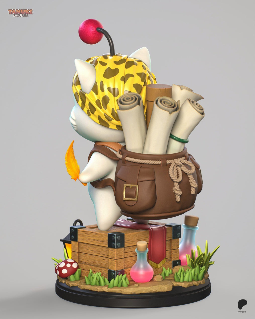 Moogle (Final Fantasy) 3D Printed Garage Kit Figure